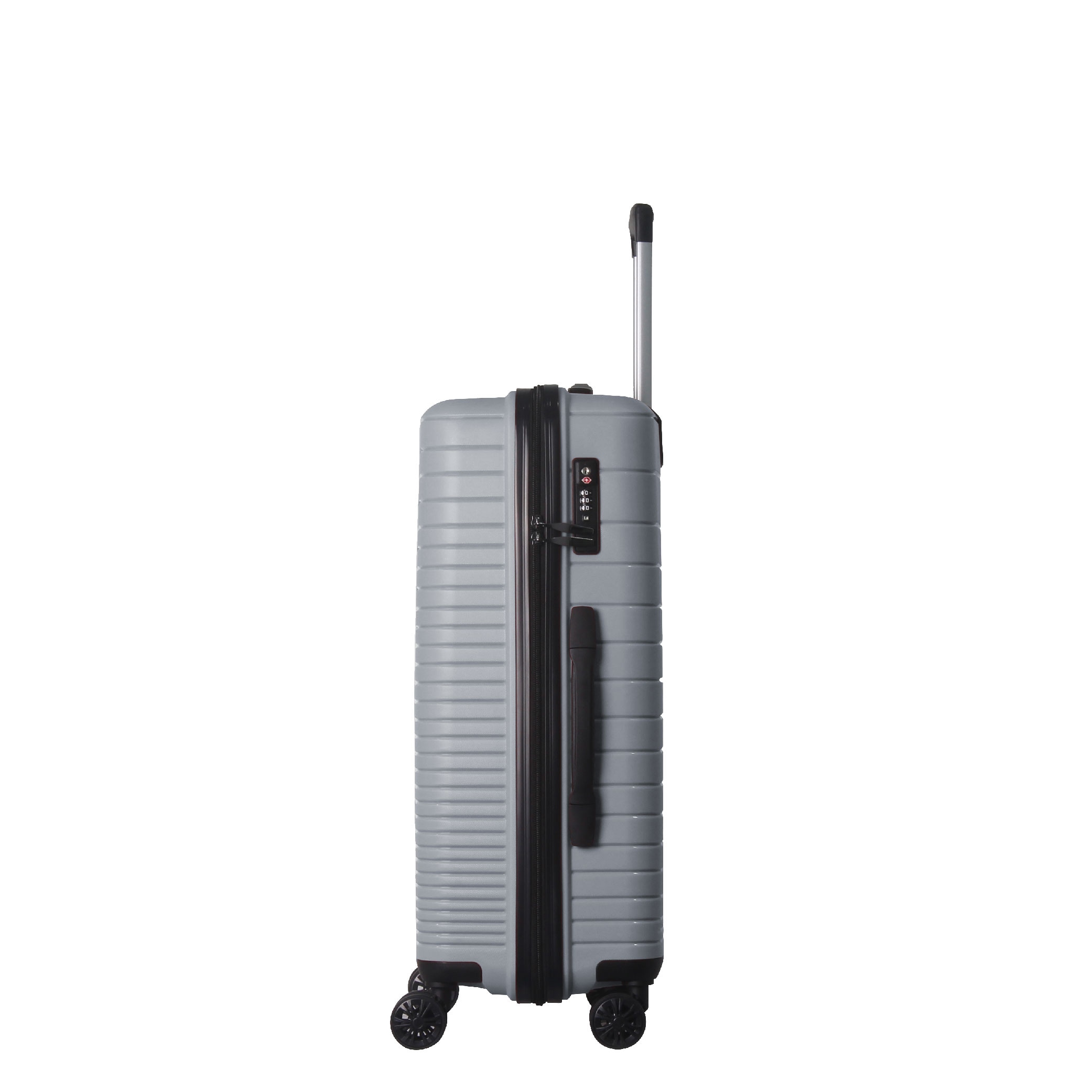 Luggage Set 3 Piece, PP Hardshell Carry On Suitcase With Spinner Wheels & TSA Lock, Lightweight Suitcases For Business, Trip, (20"/24"/28"), Gray_voghion.com